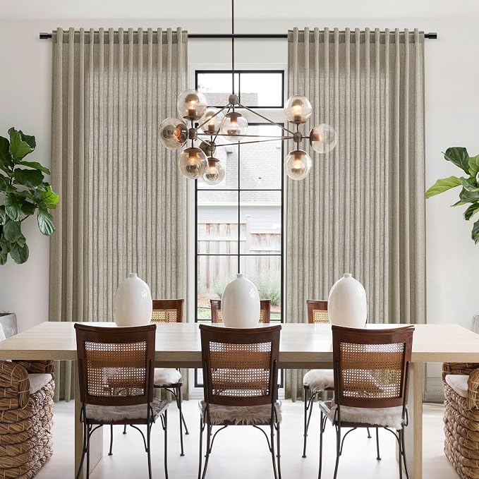 Extra Long Mocha Curtains 2 Panels 102 Inches Long - Image 7