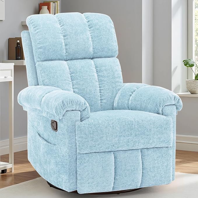 Korser Recliner Chair, Swivel Rocker Recliner Chair by KORSER