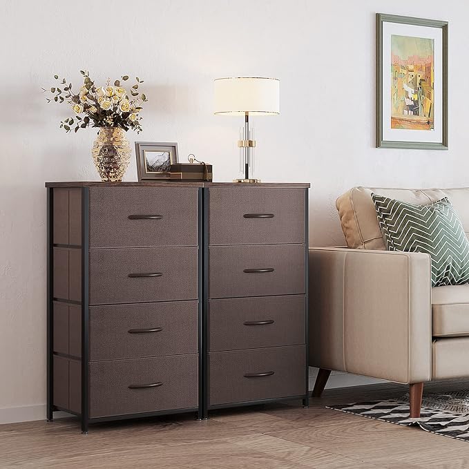 ODK Dresser for Bedroom with 4 Storage Drawers, Small Dresser Chest of Fabric - Image 7