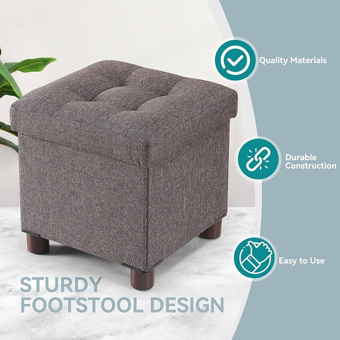BRIAN & DANY Small Ottoman - Image 5