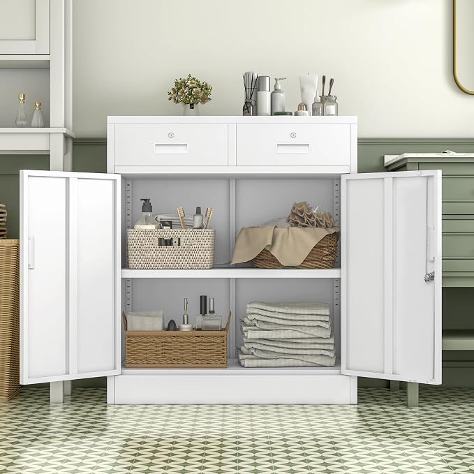 Wanfu Metal Storage Cabinet, Locking Storage Cabinet - Image 8