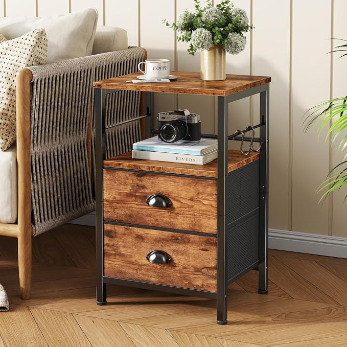 Furologee Night Stand Set of 2, Nightstand - Image 2