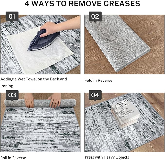 Lansny Modern Abstract Runner Rug 2.6x12 - Image 4