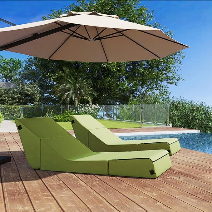 jela Outdoor Sofa, Waterproof Folding Lounge Chair and Sofa, UV Resistant Patio - Image 3