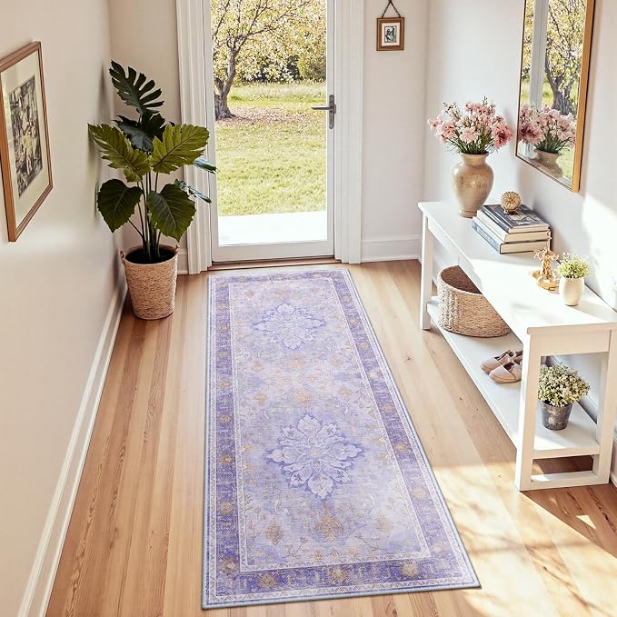 RELEANY Area Rugs 2'x5' Runner Rug Non Slip Washable by RELEANY