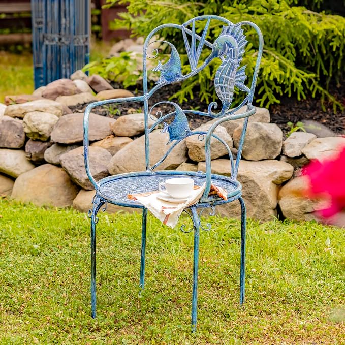 Lesera Ltd. Coastal Blue Metal Furniture Collection - Image 6