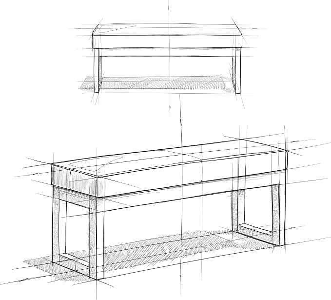 SIMPLIHOME Milltown Large Ottoman Bench - Image 11