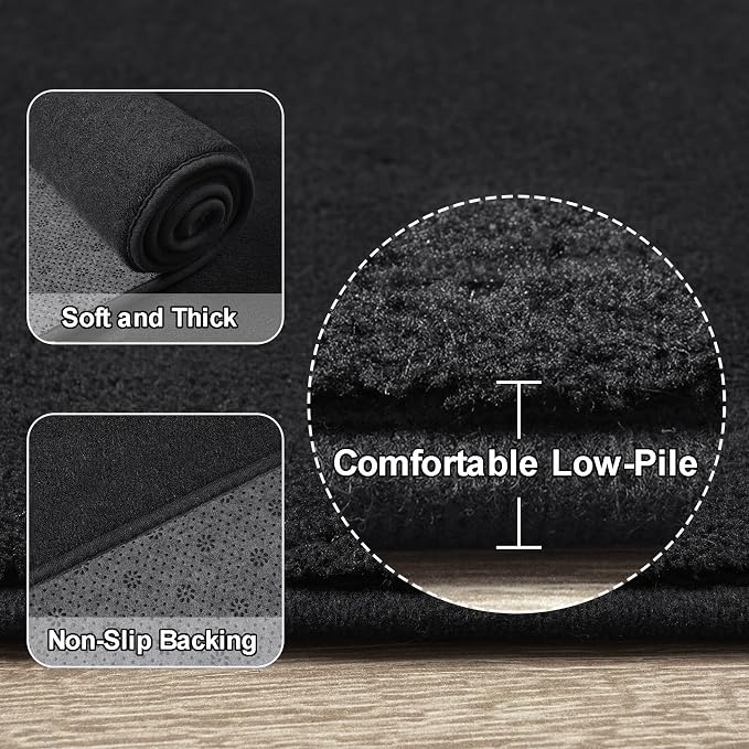Amearea Modern Soft Hallway Runner Rug, 2x10 Feet Washable Long Runner Rugs - Image 3