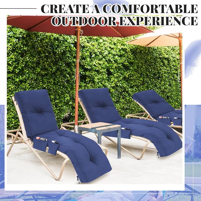 Outdoor Chaise Lounge Cushions - Image 5