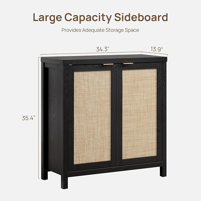 SICOTAS Sideboard Buffet Storage Cabinet - Image 2