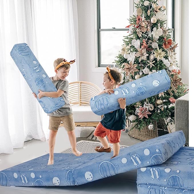 MeMoreCool Kids Couch, 10-Piece Modular Play Couch - Image 2