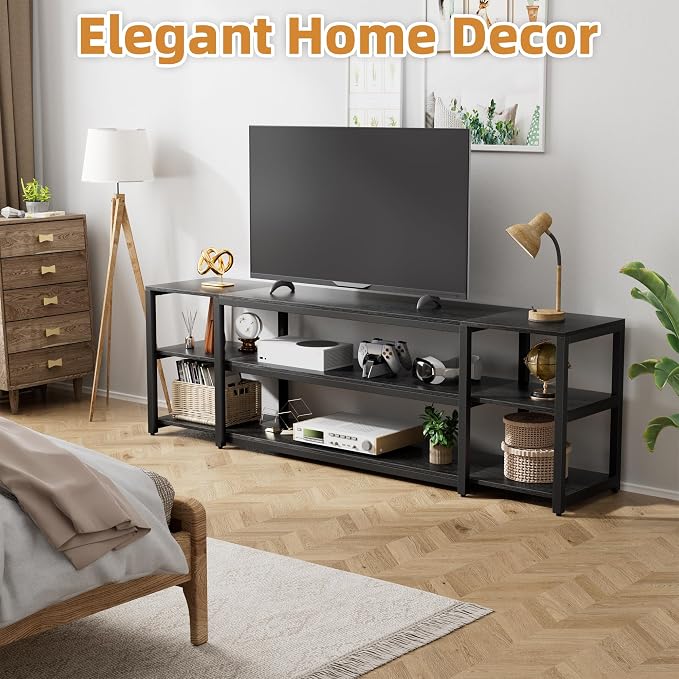 Aquzee 85 inch TV Stand, Entertainment Center - Image 6