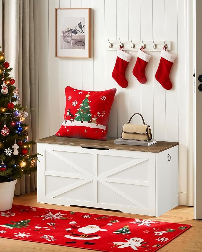 CHOEZON Storage Chest, 39.4" Toy Chest, Modern Storage Bench - Image 2