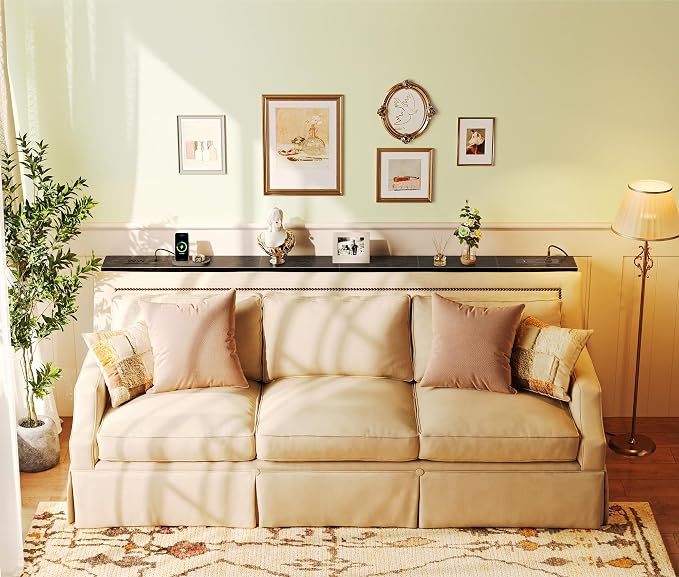 SUPERJARE 78.8 Inch Narrow Console Table - Image 6