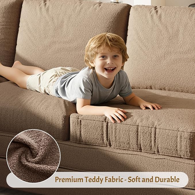 King Size Sleeper Sofas Convertible Couches, Oversized 6-Seat Sectional Sofa - Image 6