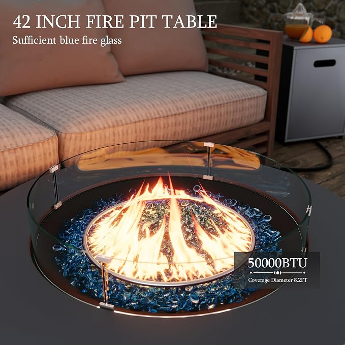 UPHA 8 Pieces Patio Furniture Set - Image 4