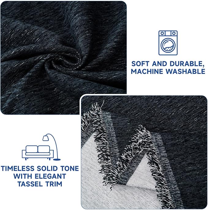 VClife Couch Cover for Sofa, Soft Washable Chenille Couch Covers for 2 Cushion - Image 2