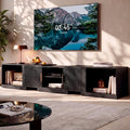 IRONCK TV Stand for 55-80 Inches TVs, Extendable Corner Entertainment Center by IRONCK