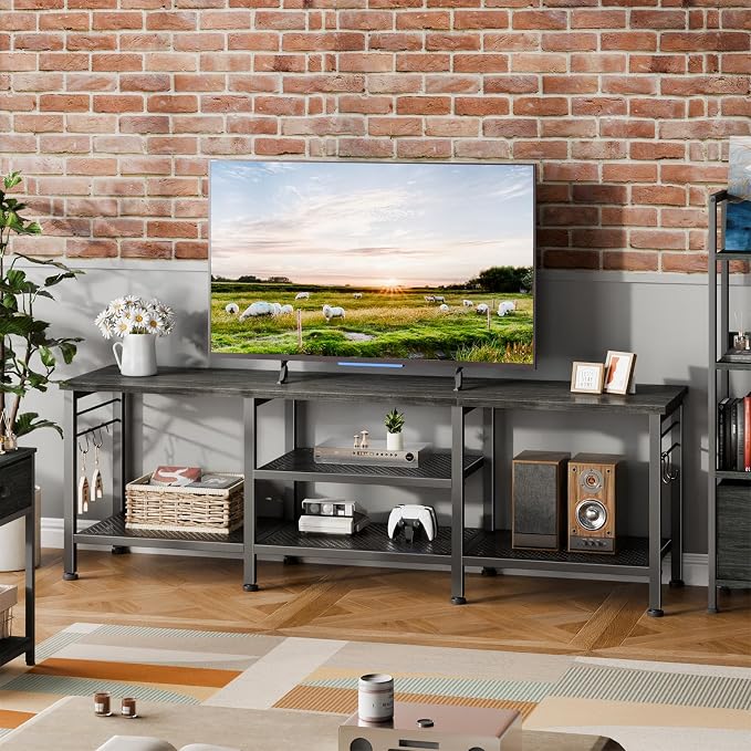 Furologee TV Stand for TVs up to 65 Inch, Entertainment Center - Image 4