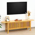 Bamboo TV Stand for TVs up to 65", Accent Entertainment Center by MordchilHF