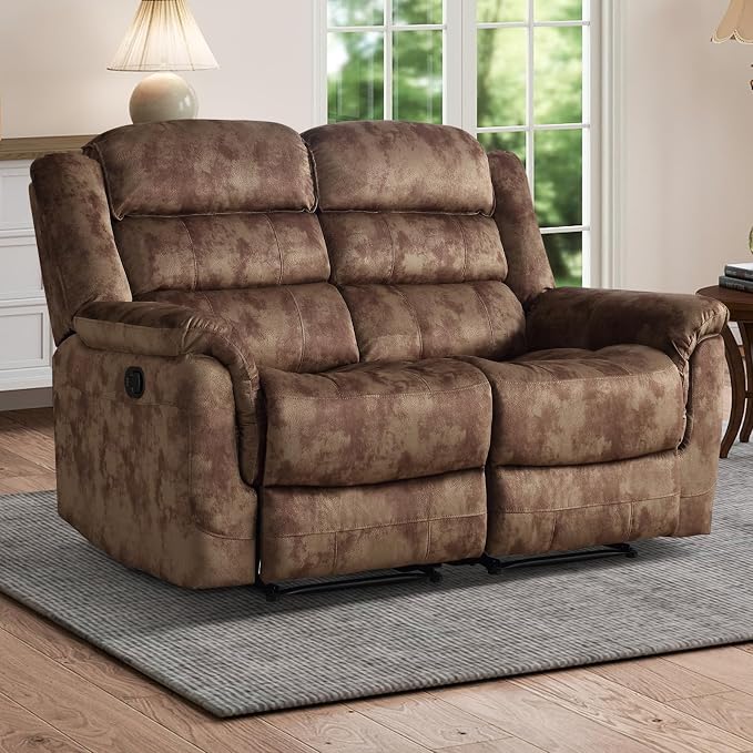 EBELLO Loveseat Recliner Sofa for Living Room, Extra Wide Modern Overstuffed 2 by EBELLO