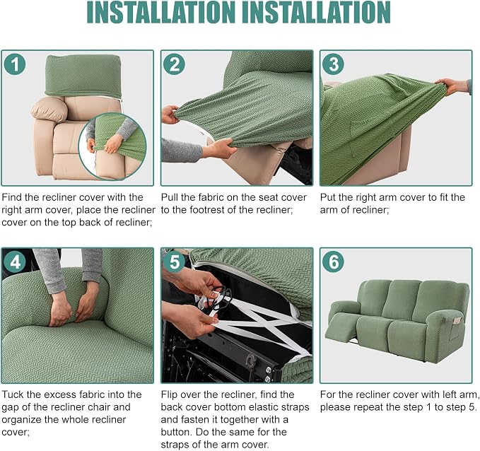 Genina Recliner Sofa Covers - Image 6