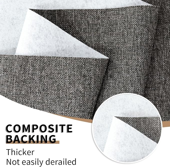 Heavy Linen Fabric 40x57 Inches, 1.2mm Thickness, Plain Solid Color Cloth - Image 2