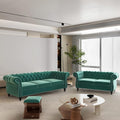 QHITTY 2 Piece Living Room Set, Sectional Chesterfield Sofa Chair Contemporary by QHITTYFurnitureLife