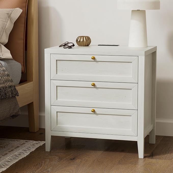 EYYTHUNG 3 Drawer Nightstand - Image 5