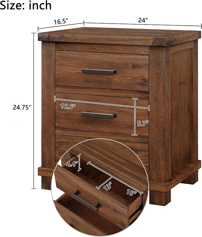 Knocbel Farmhouse Nightstand - Image 3