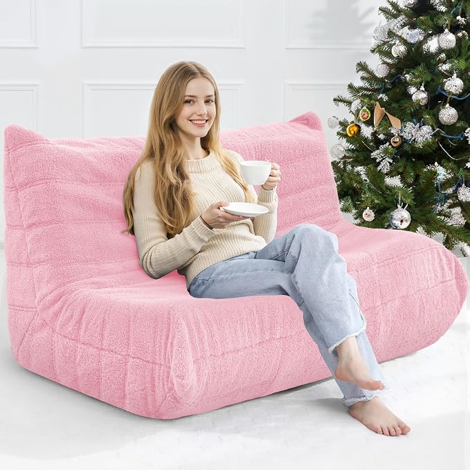 Bean Bag Loveseat Chair Big Sofa Beanbag Chair - Image 3