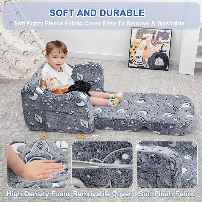 Airpanda Comfy Toddler Couch and Chair - Image 6