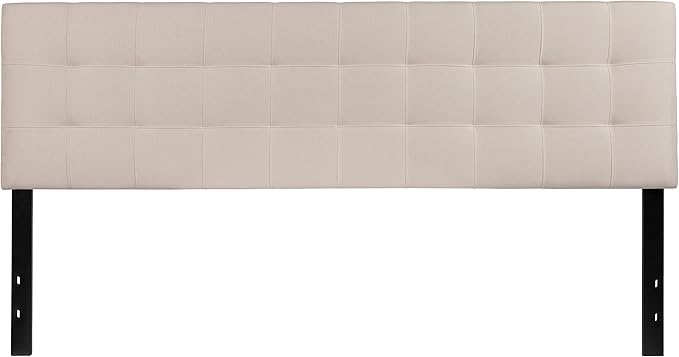Flash Furniture Bedford Box Stitch Tufted Upholstered King Size Headboard in - Image 7