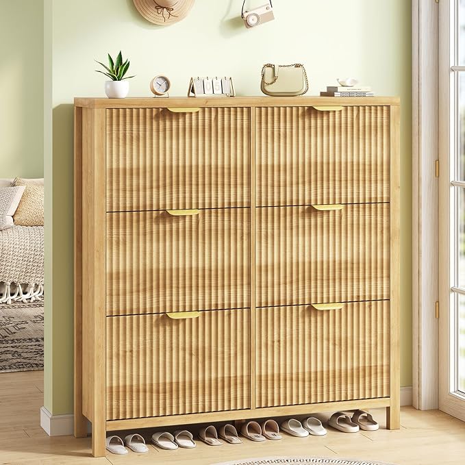 YOMILUVE 47.3" Shoe Cabinet Storage by YomiluveDesign