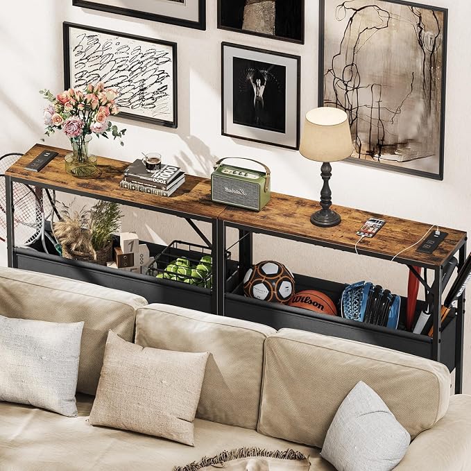 Asgolion 31.5" Console Table, 9.5" D Entryway Table - Image 7