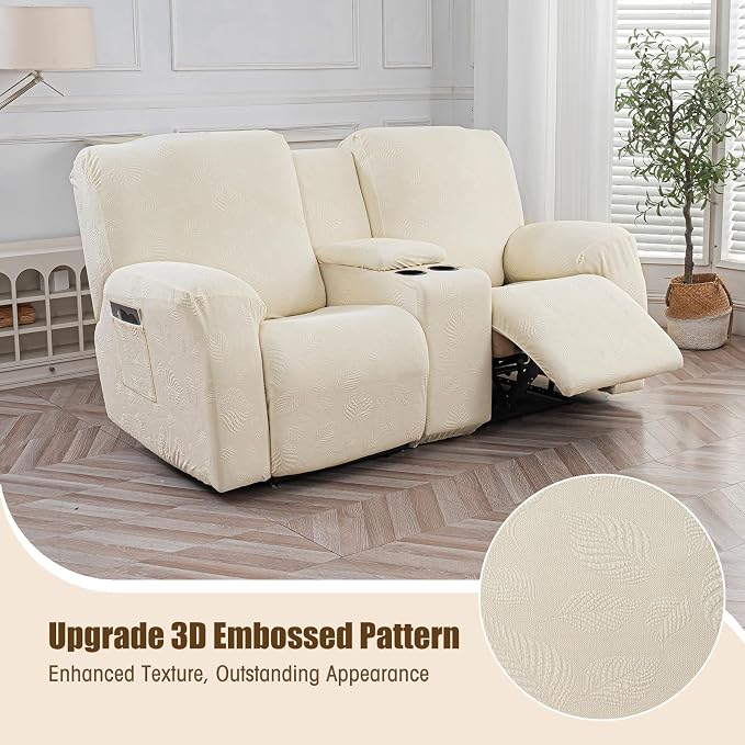 Gennia Waterproof Recliner Loveseat Cover - Image 2