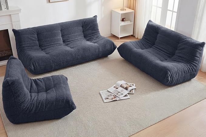 Bean Bag 3-Seater Chair Big Sofa Beanbag Chair - Image 8