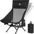 Armless Rocking Camping Chair for Adults, Portable Folding Outdoor Rocker by HAAGEEP