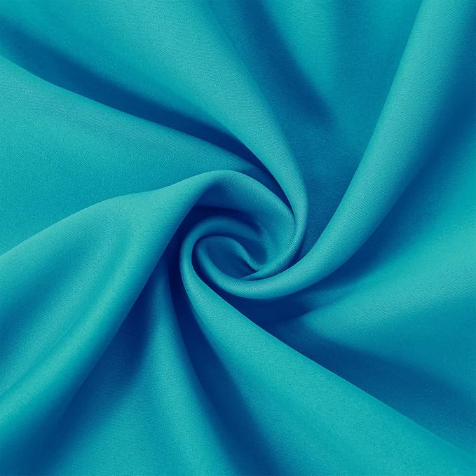 LEMOMO Teal Thermal Blackout Curtains/52 x 95 Inch/Set of 2 Panels Room - Image 5