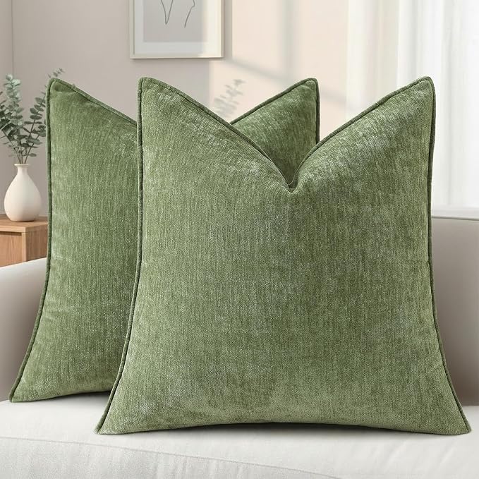 decorUhome Summer Couch Throw Pillow Covers 18x18 Set of 2, Decorative Soft by decorUhome