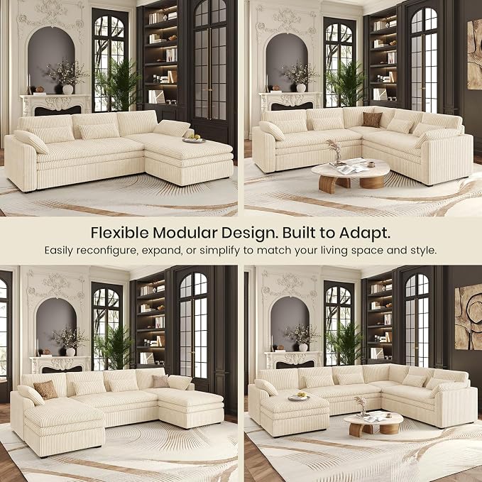 Belffin Large Modular Sectional Sofa - Image 9
