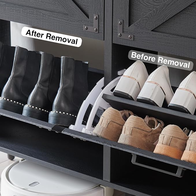 Barnyatoh Shoe Storage Cabinet, Farmhouse Shoe Organizer - Image 7
