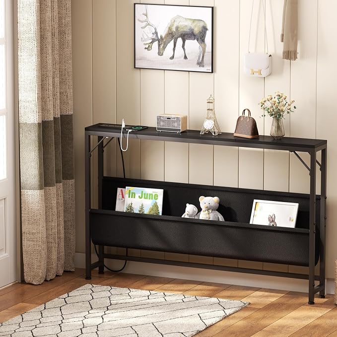 Asgolion 47.2'' Skinny Console Table - Image 5