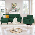 2 Piece Sectional Sofa Set, 3 Seat L Shaped Couches by soscana
