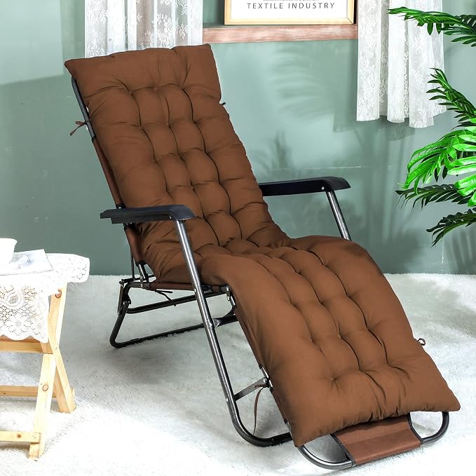 Bucherry 67 x 19 Inch Chaise Lounge Cushions Soft Lounge Chair Cushion Gravity - Image 8