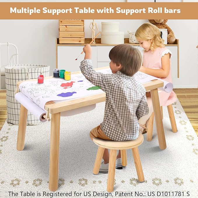 WINGYZ Sensory Table and Chair Set, 3 in 1 Kids Table - Image 3