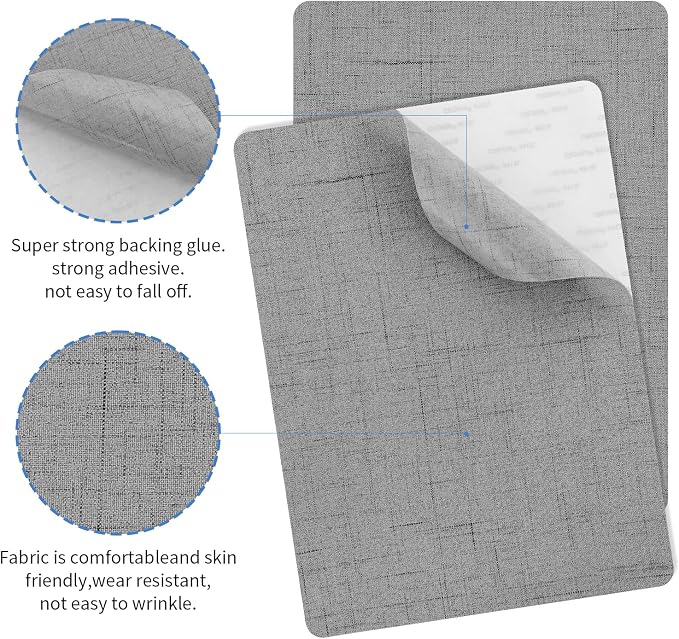SYLVASS 8x11 Inch Fabric Repair Patches, Self-Adhesive Linen Patch - Image 3
