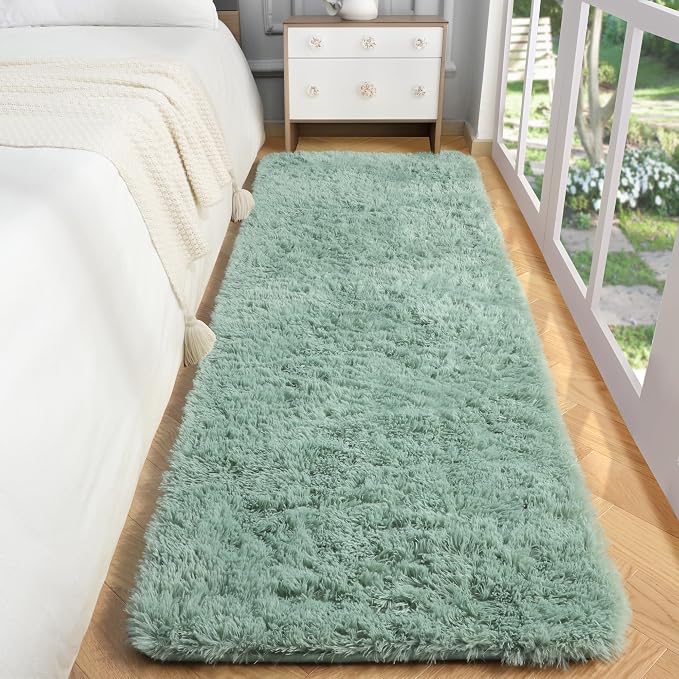 PAGISOFE Sage Green Runner Rugs - Image 3