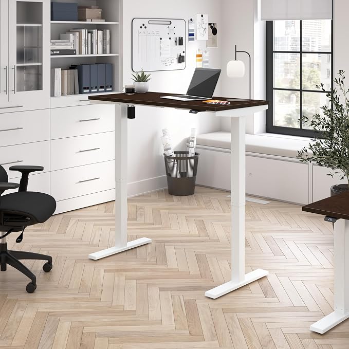 Bush Business Furniture 48-inch Electric Height Adjustable Standing Desk - Image 2