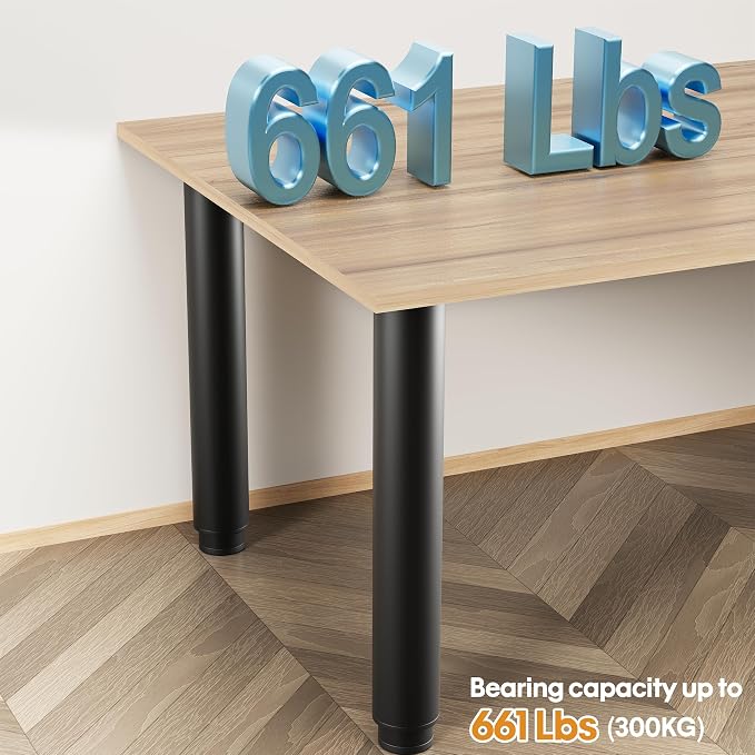 Metal Adjustable Furniture Legs 10-17 inch, Wlrrcwdttc Sofa Cabinet Legs - Image 7
